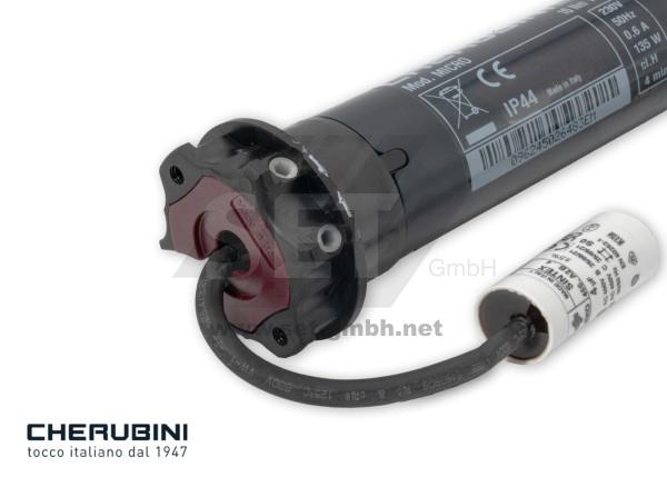 Rohrmotor Cherubini Typ "Micro" Kurzantrieb