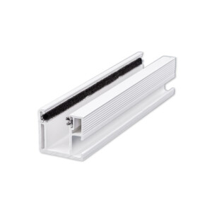 Plastic guide rail "32 x 30" with brush