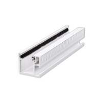 Plastic guide rail "32 x 30" with brush