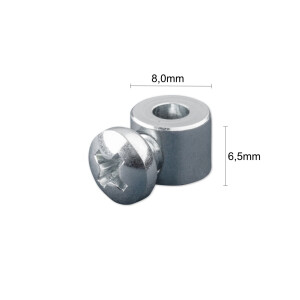 Locking ring for tensioning cable - bore &Oslash;3.8mm