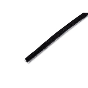 Brush seal in black, brush height 6.0 mm