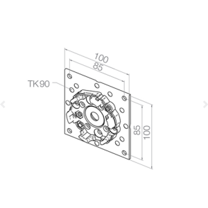 Metal drive bearing &quot;RevoLine&quot;