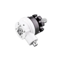 Modular bevel gearbox 4.4:1 in RAL9010 pure white