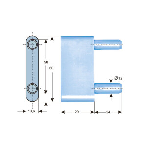 Endstabgleiter "53mm"