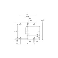 Shim 85 x 85mm