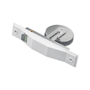 Inlet belt winder "14mm" incl. cover plate in white