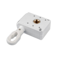 Worm gear 13:1 in RAL9010 pure white