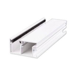 Plastic guide rail "57 x 30" with brush