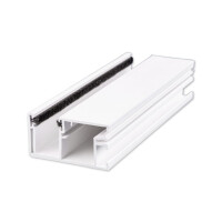 Plastic guide rail "57 x 30" with brush