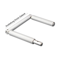 Aluminum articulated crank with Ø13.9mm pin