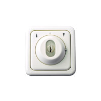 Flush-mounted key switch