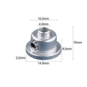 Feststellring für Spannseil - Bohrung Ø3,8mm