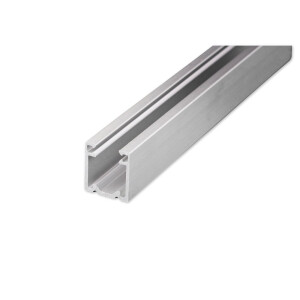 Guide rail without groove 18 x 20mm