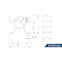 Getriebehalter Aluminium