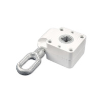 Worm gear 7:1 in RAL9010 pure white