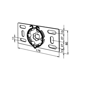 Flange drive bearing "large"