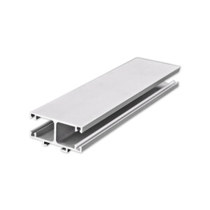 Double guide rail with groove 40 x 20mm