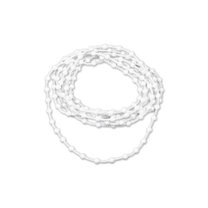 Endless operating chain with ball Ø4.5mm in white