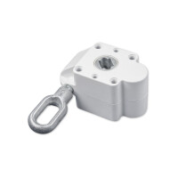 Worm gear 7:1 in RAL9010 pure white