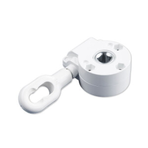 Worm gear 7:1 in RAL9010 pure white