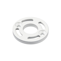 Adapter/flange in RAL 7035 gray