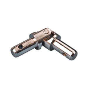 Universal joint with double pin