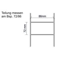 Leiterband für 25mm Lamellen