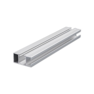 Guide rail with groove 40 x 20mm