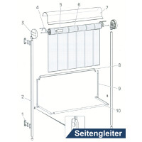 Abdruckelement für Hüppe Markisolette Typ "SG - 600"