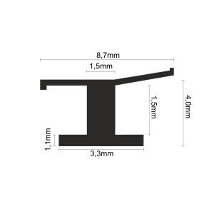 Warema" guide rail keder