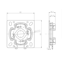 Rademacher radio motor type "RolloTube S-Line DuoFern Medium"