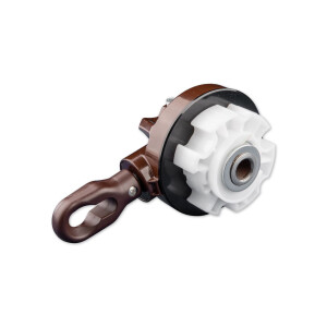 Modular bevel gearbox 4.6:1 in RAL8017 chocolate brown