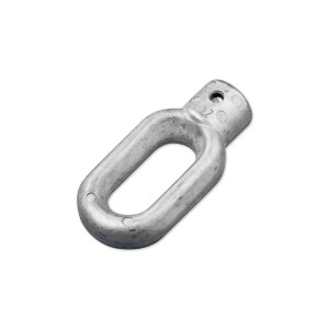 Oval zinc eyelets with hole