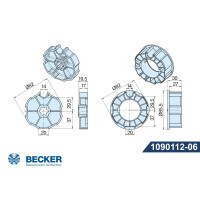 Adapter und Mitnehmer für Baureihe "R"