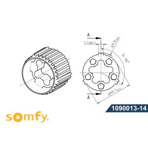 Adapter und Mitnehmer für Baureihe Ø50