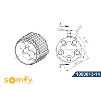 Adapter und Mitnehmer für Baureihe Ø50