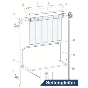 Abdruckelement für Hüppe Markisolette Typ...