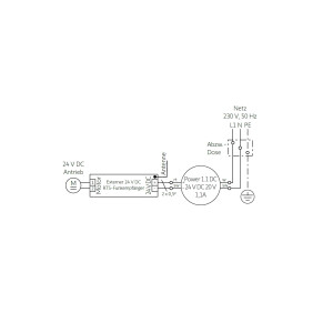 External 24V DC RTS radio receiver