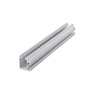 Guide rail with groove 24 x 27mm