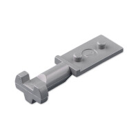 Guide nipple 36mm total length in gray for welding