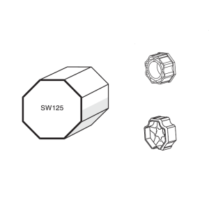 Adapter und Mitnehmer für Baureihe Ø60