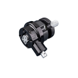 Modular bevel gearbox 4.4:1 in RAL9005 deep black