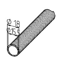 Gurtleitfeder "18mm"