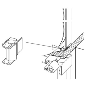 Mini belt deflector for side panels