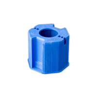 Octagonal adapter made of PVC