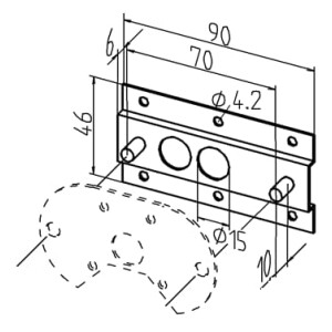 Universal Motor-Verbindungslager Mini