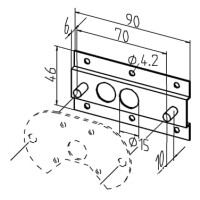 Universal Motor-Verbindungslager Mini