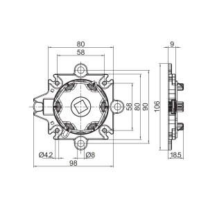 Geiger prefabricated box bearings - Disengageable