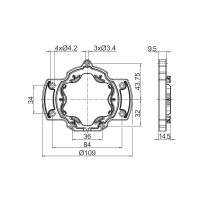 Universal drive bearing Geiger