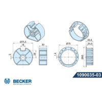 Adapter und Mitnehmer für Baureihe "L"